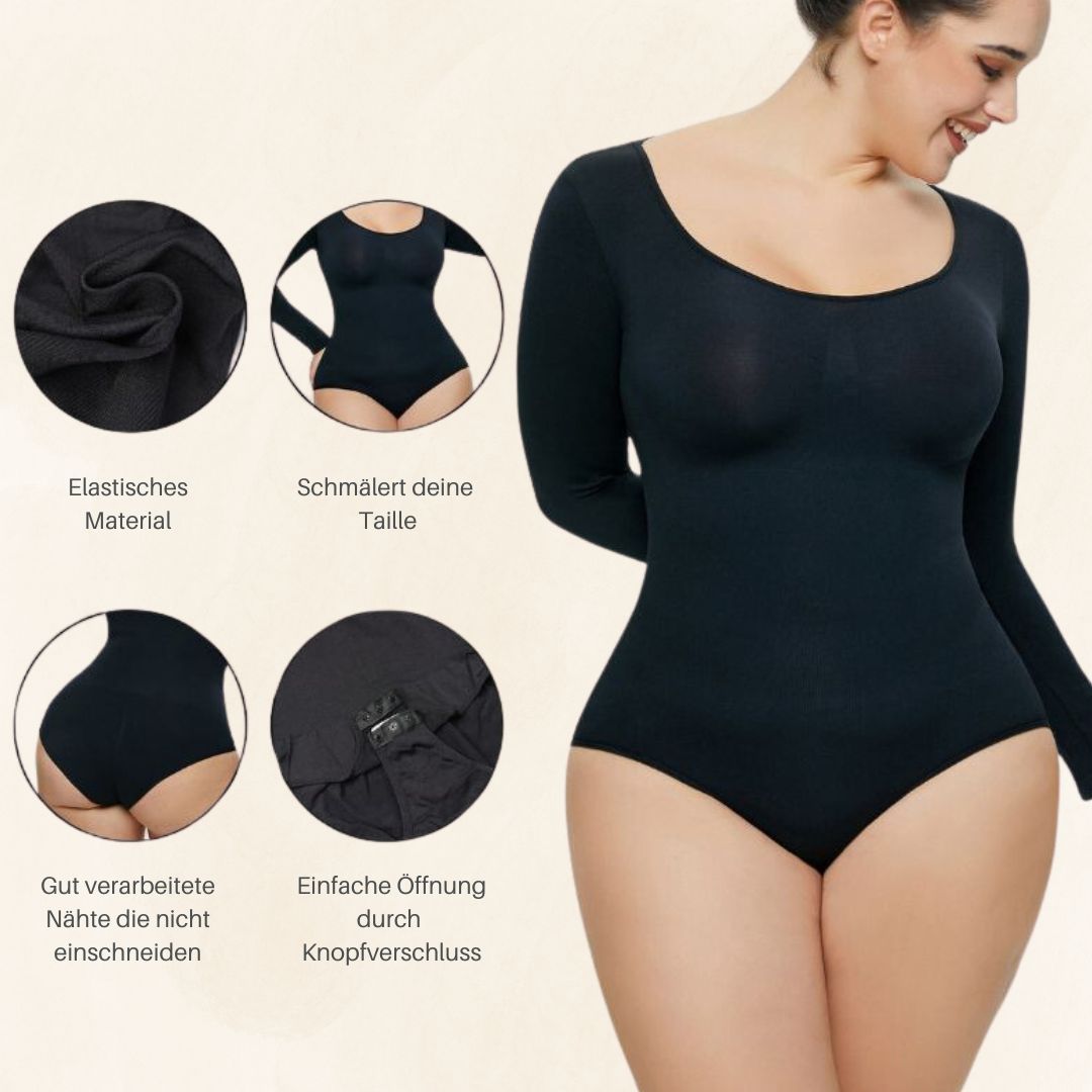 WaistShaper - Bodysuit mit langen Ärmel