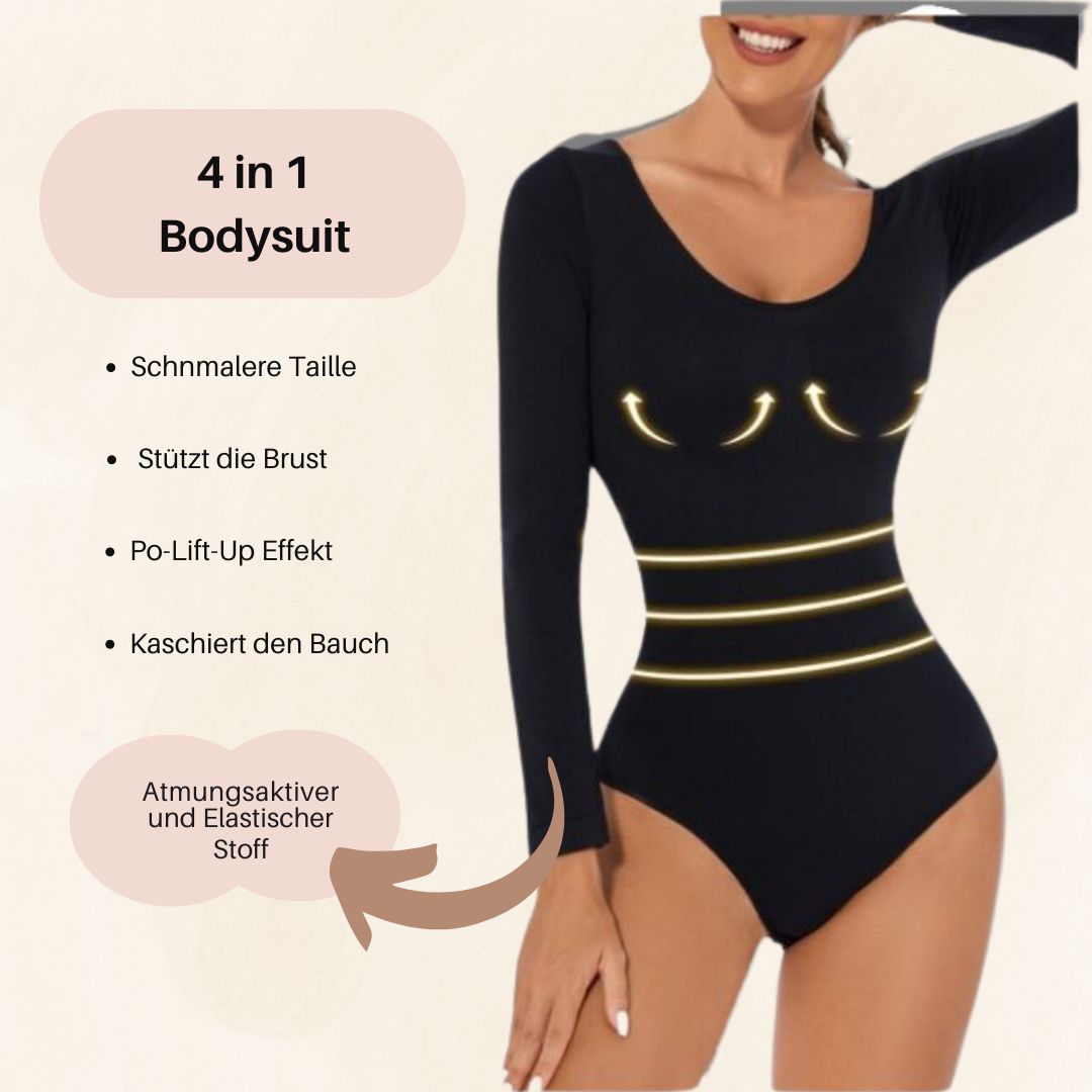 WaistShaper - Bodysuit mit langen Ärmel