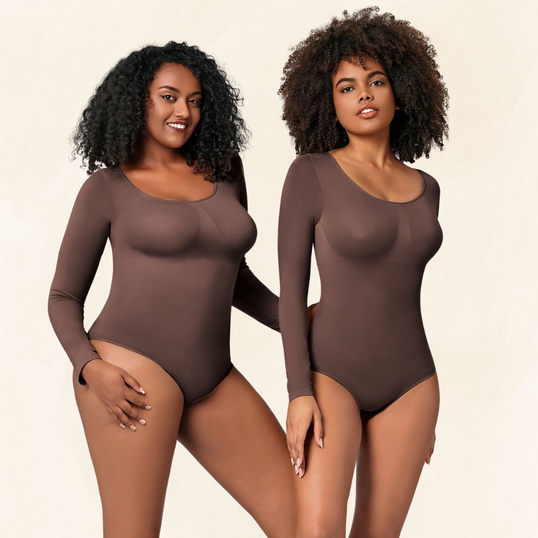 WaistShaper - Bodysuit mit langen Ärmel